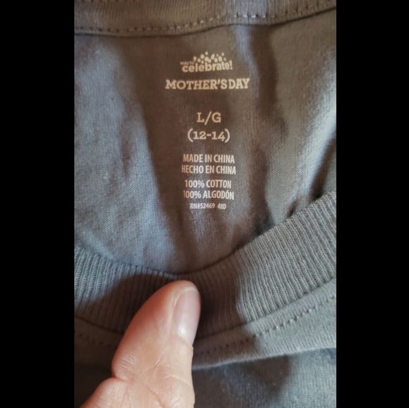 BEST AUNT EVER gray t-shirt large 12-14 - Picture 3 of 3